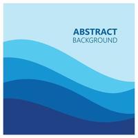 Abstract Water wave design background vector