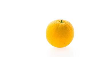 Orange fruit isolated on white background photo