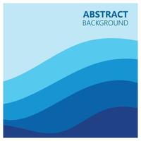 Abstract Water wave design background vector