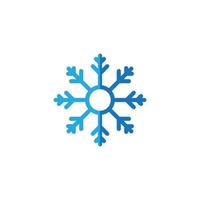 Snowflake sign icon, vector illustration