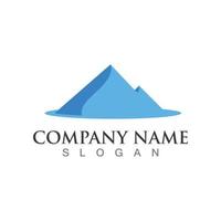 Mountain Logo template vector icon illustration