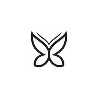 Butterfly logo design templates vector