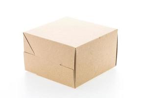 Brown paper box photo