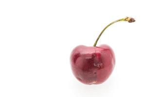 Cherry fruit isolated photo