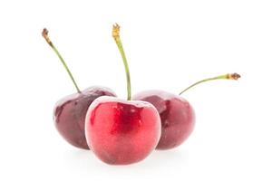Cherry fruit isolated photo