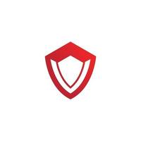 Shield logo template design. vector shield  icon