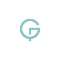 initials G logo icon Vector  design template