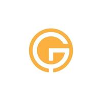 initials G logo icon Vector  design template