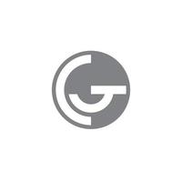 initials G logo icon Vector  design template