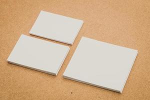 White paper mock up photo