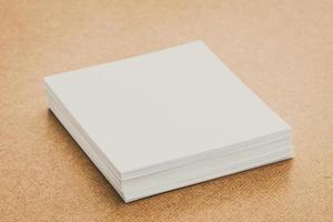 White paper mock up photo