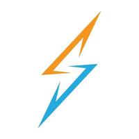 Lightning , Flash logo Template vector icon