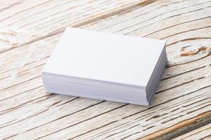 Blank white paper photo