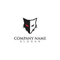 Wolf Logo Template vector