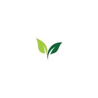 Logos of green leaf ecology nature element vector icon