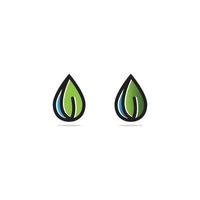 water drop Logo Template vector illustration design