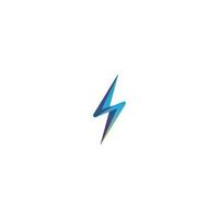 Lightning bolt vector signs, icons isolated over white