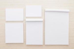 White paper mock up photo