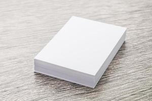 White paper mock up photo