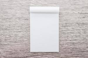 White paper mock up photo