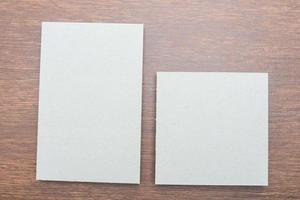 Blank notebook mock up photo