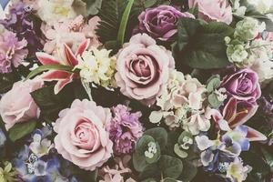 hermoso ramo de flores foto