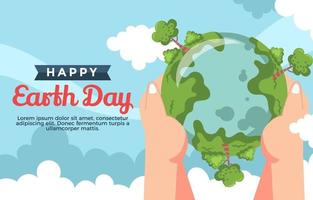 Lend a Hand to Save the Earth vector