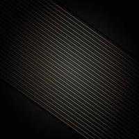 Abstract stripes golden lines diagonal overlap on black background. Luxury style. vector