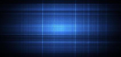 Abstract blue background with white grid lines texture. Technology concept. vector