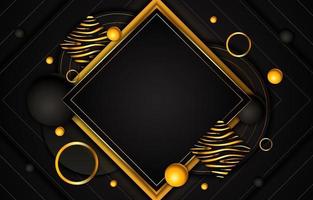 Luxury Black and Gold Background vector