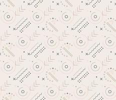 Seamless patterns with abstract ornament. Vector. vector