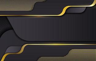 Black and Gold Background Template vector