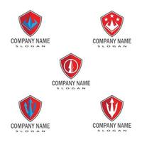 Trident Logo Template vector icon illustration design