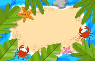 Summer Beach Vibes Background vector