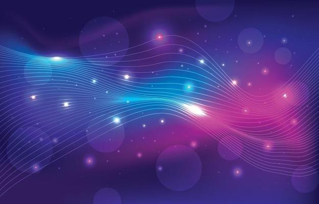 Dynamic Neon Effect Background