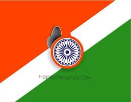 Indian Republic day concept vector