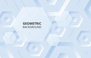 Abstract Hexagonal Shapes Background vector