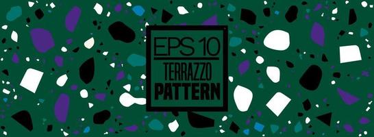 Fondo de terrazo: patrón de baldosas de terrazo fondo abstracto vector gratuito