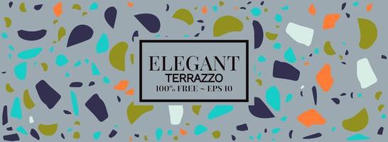 Terrazzo Background- terrazzo floor tile pattern abstract background Free Vector