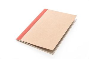 Blank mock up note book photo