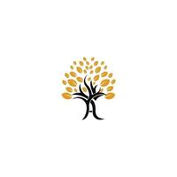 tree minimalis logo design vektor vector