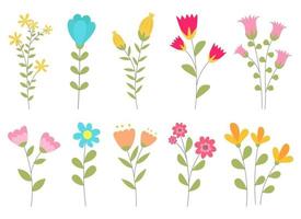 Flower vector design illustration isolated on white background