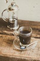Black coffee in Coffee cup photo