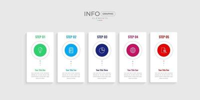 vector de diseño de plantilla de infografía de línea de tiempo