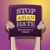 Stop Racism Concept vector