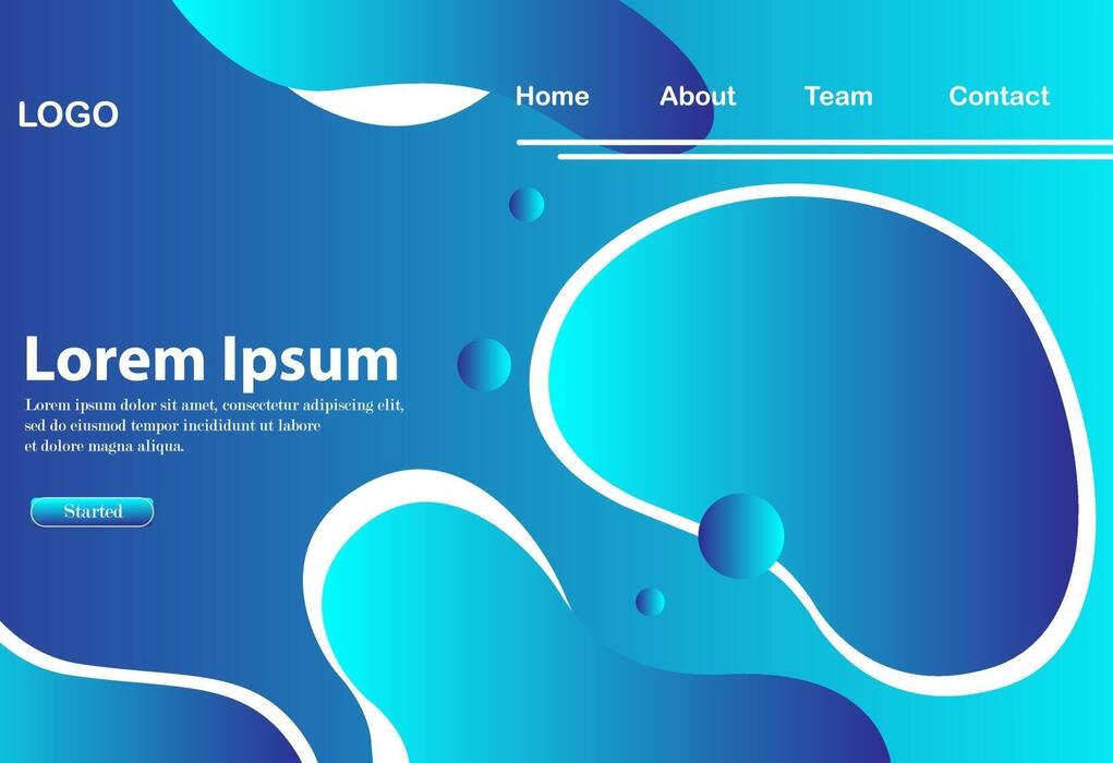 Website Cover Page Vector Art, Icons, and Graphics for Free Download