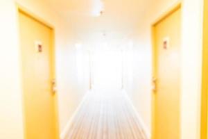 Abstract blur hotel interior background photo