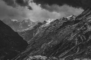 Panoramic Himalayan mountainscapes photo