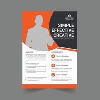 Corporate Flyer Design Template vector