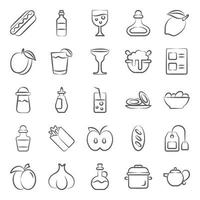 Food and Refreshing Drinks vector